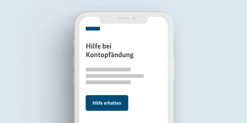 Wegweiser Kontopfändungsschutz